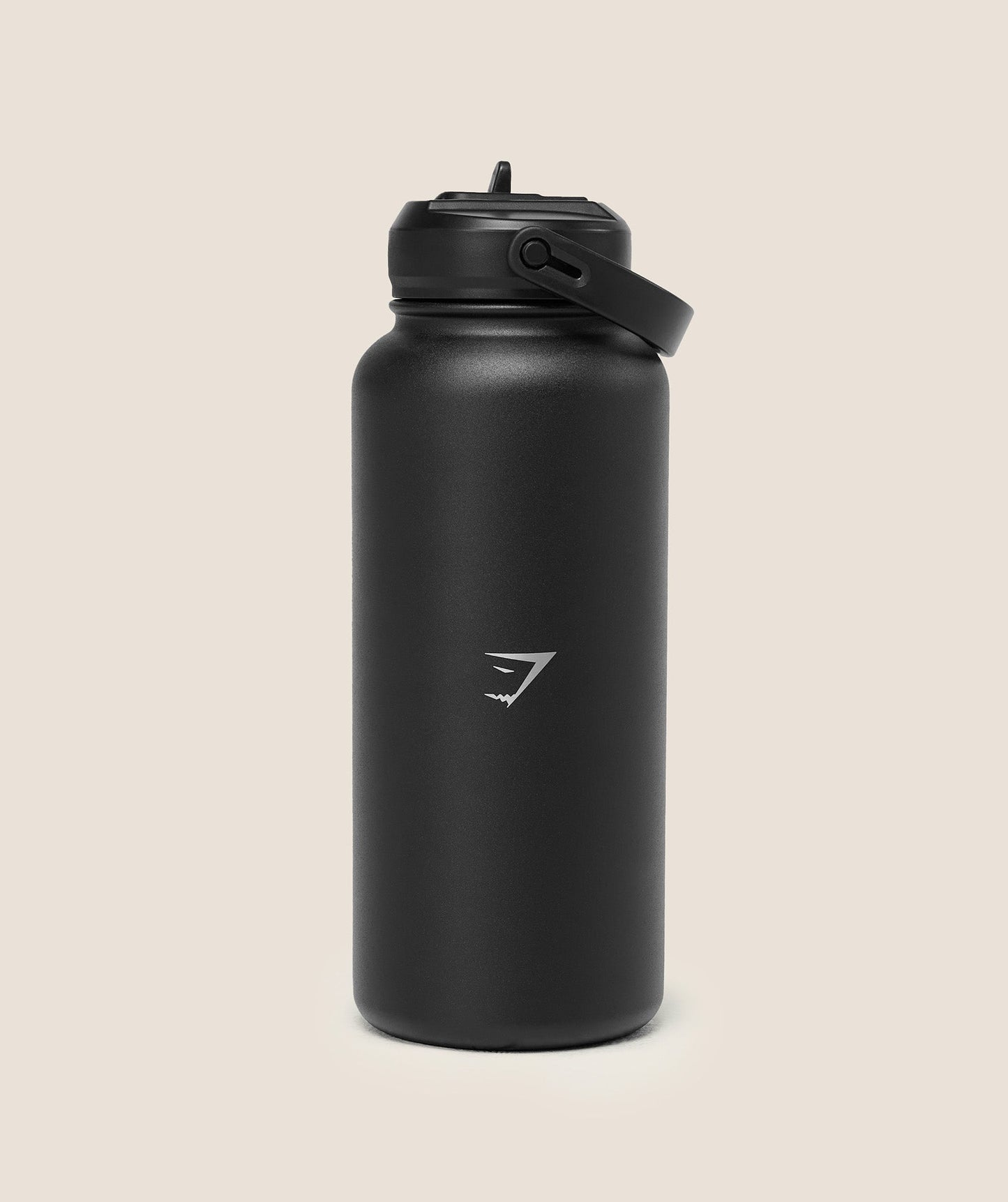 GSA-0042 Gymshark Metal Insulated Straw Bottle 1L - Black