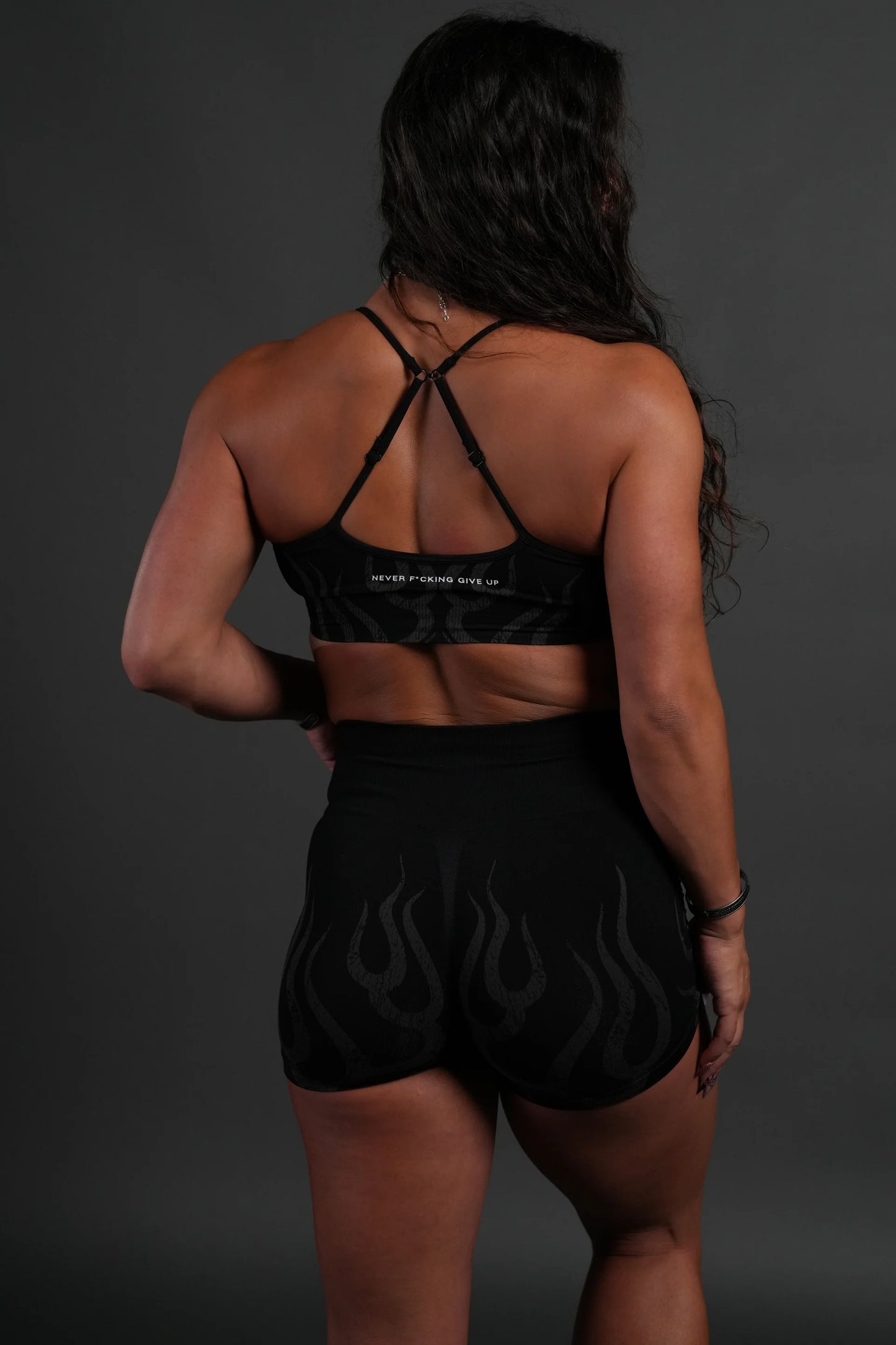 DSHE-0046 Hellfire “Maya” Soft Seamless Bra in Black