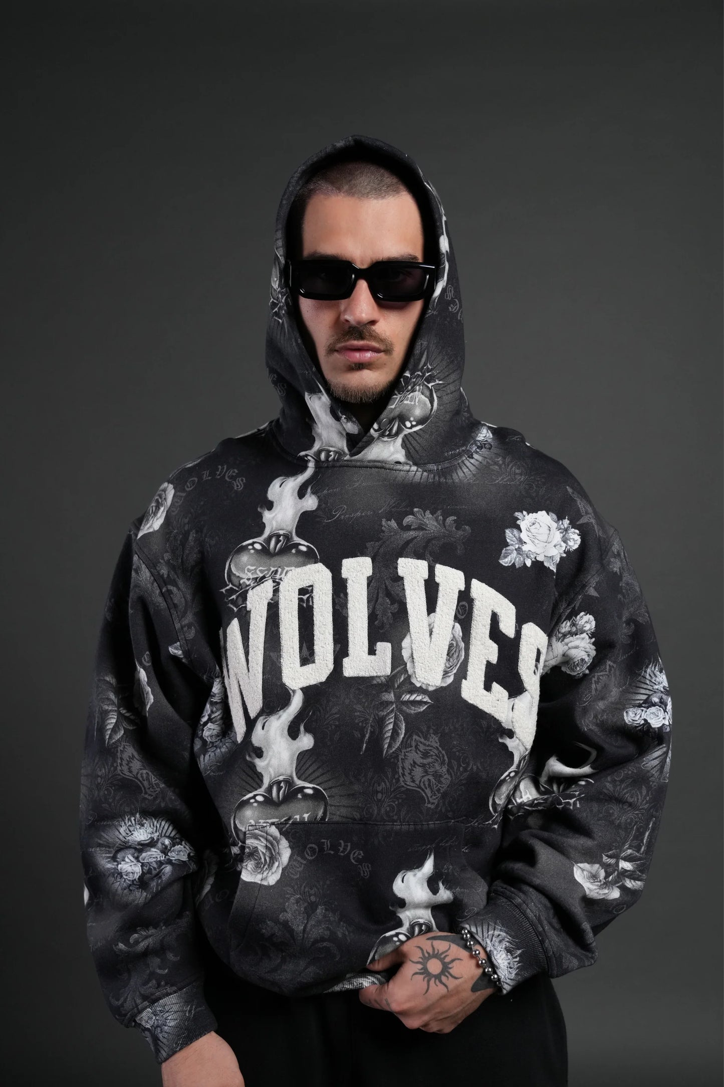 DS-0101 Always Loyal “Pierce” Hoodie in Corazon de Oscuridad Total
