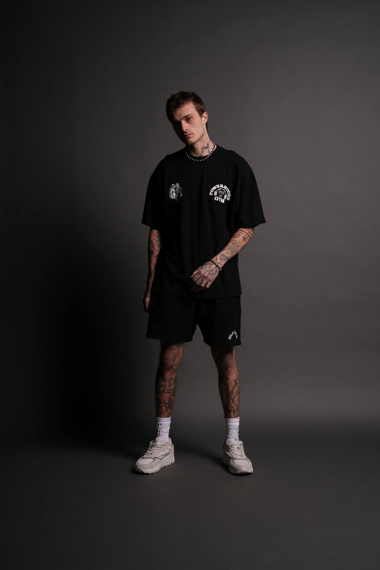 DS-0111 NFGU Powerhouse “Premium” Oversized Tee in Black