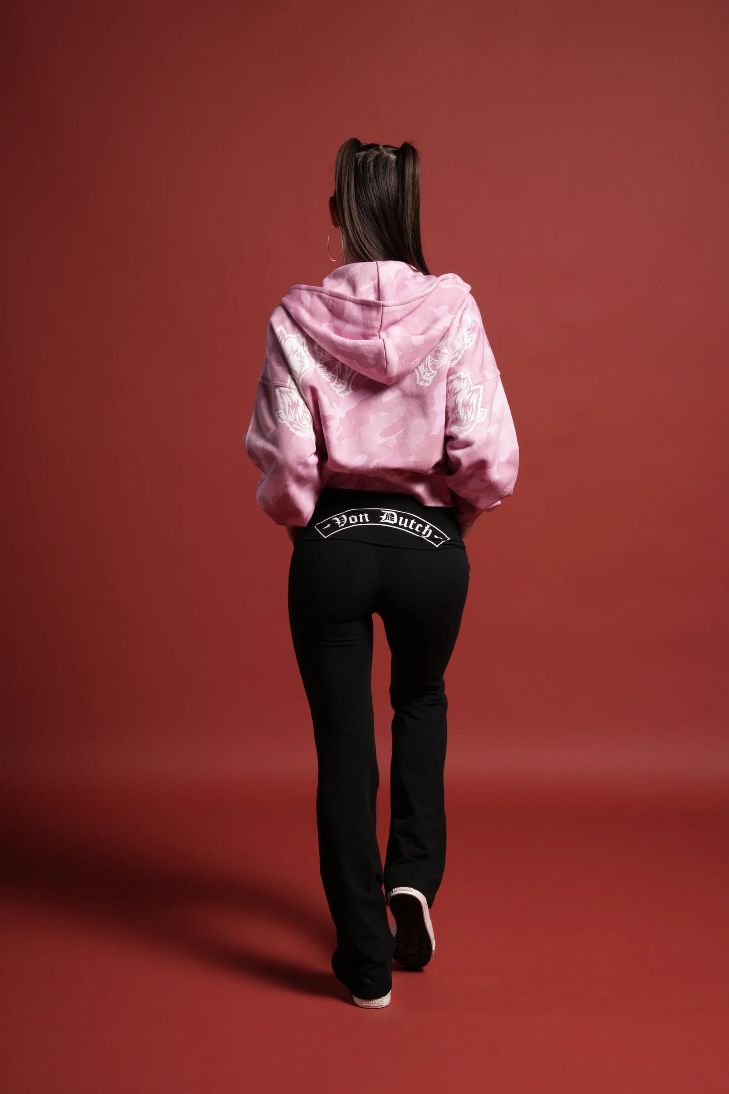 DSHE/VD-0031 DSVD Legacy Vex Double Zip Hoodie in DSVD Bubblegum Camo