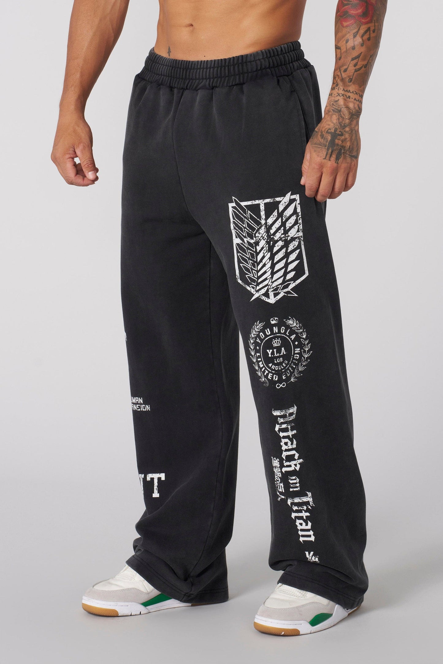 2128 - AOT x YLA Baggy Joggers - Regiment Freedom