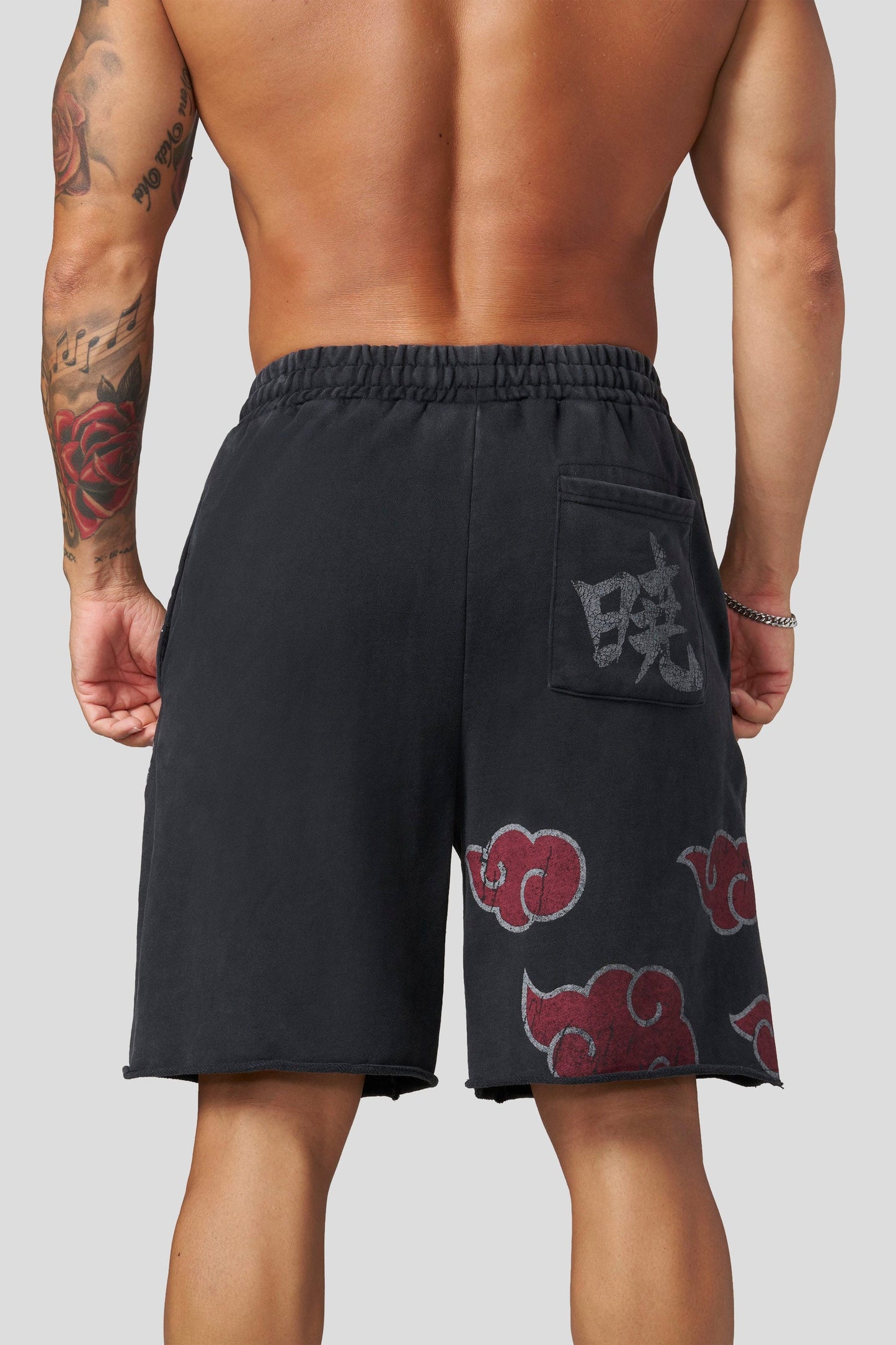1002 - Naruto Sweat Shorts - Akatsuki