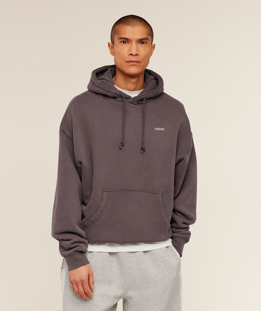 GS-0105 Gymshark x CBUM Washed Hoodie - Greyed Purple