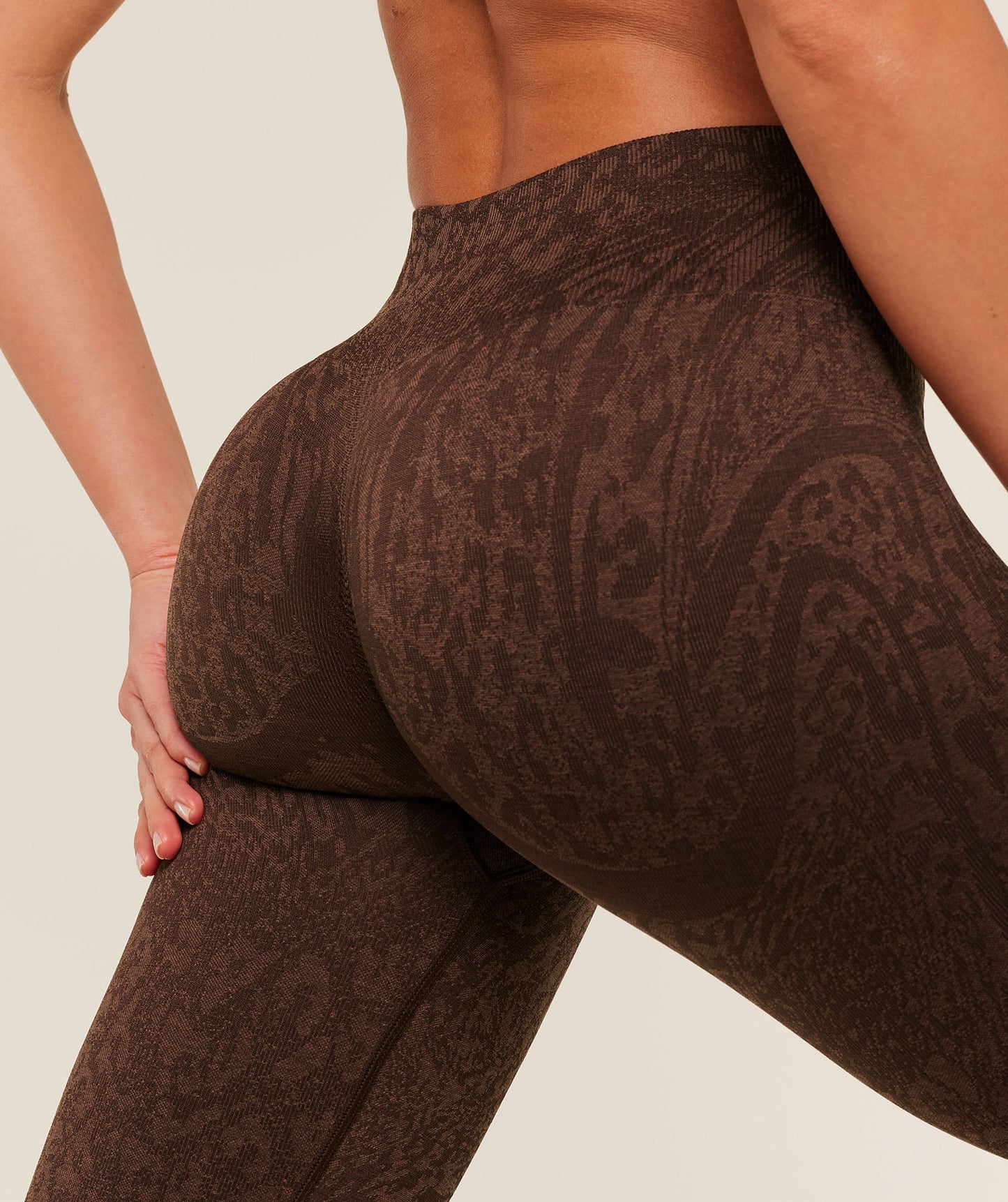 GSW-0078 Adapt Animal X Whitney Leggings - GS Archive Brown/GS Soft Brown