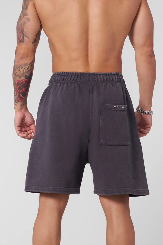 1011 - DARK WAVE SHORTS - GREY WASH