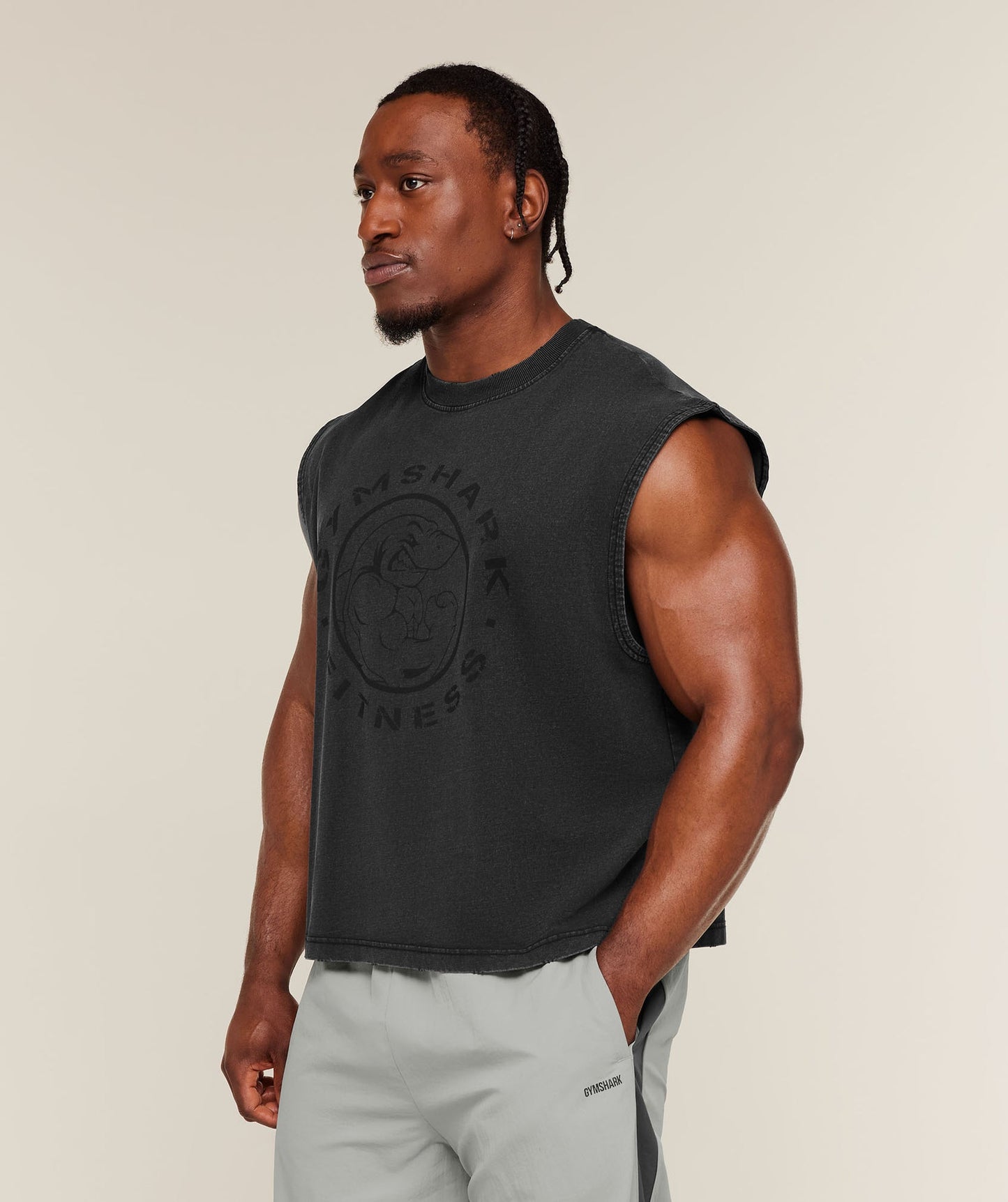 GS-0113 Vintage Legacy Tank - Black