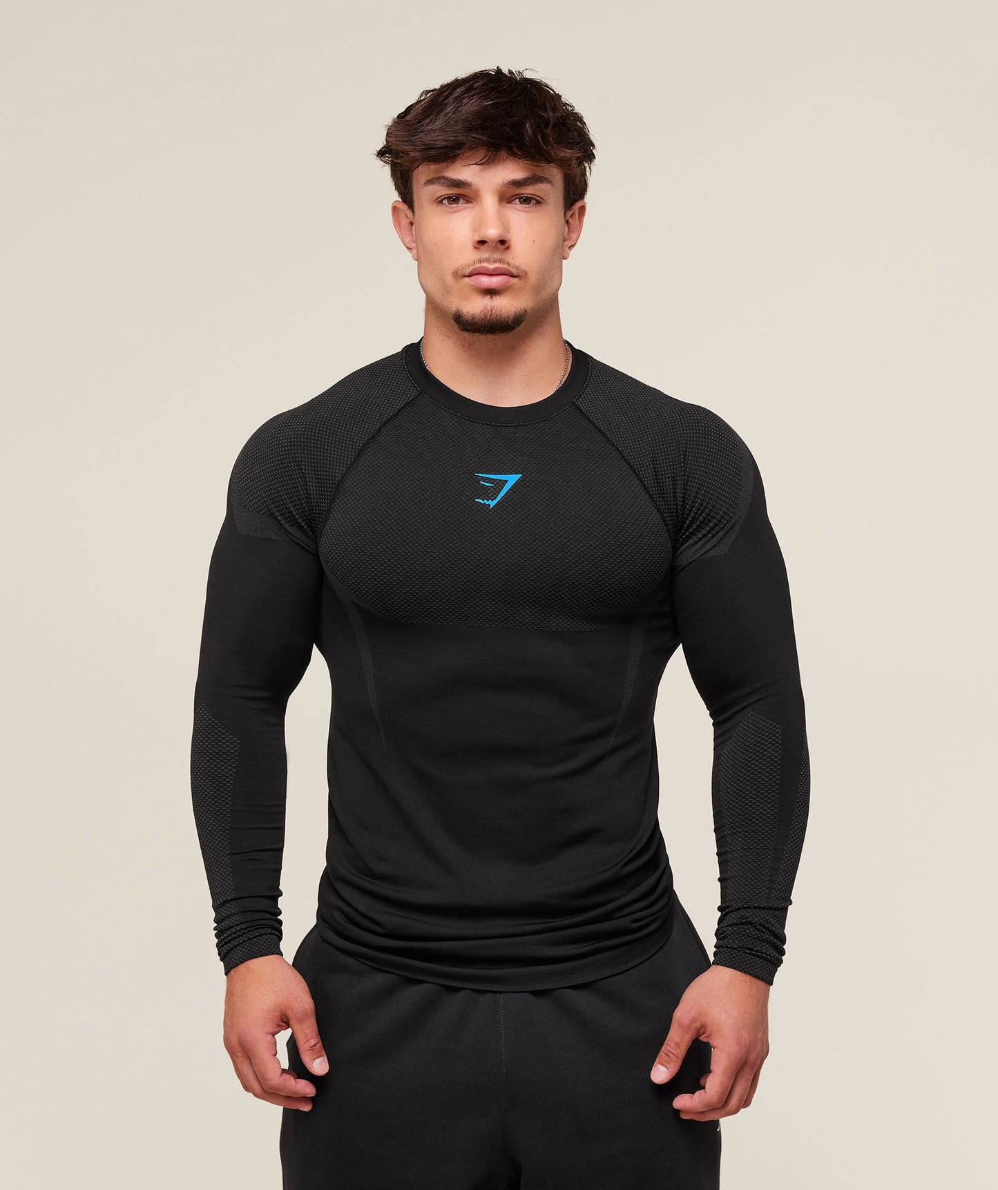 GS-0080 Onyx 5.0 Seamless Long Sleeve T-Shirt - Black/Onyx Grey