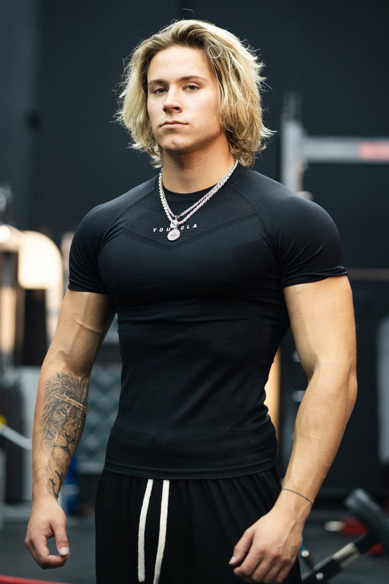 475 - SuperVillain Compression Tees - Black