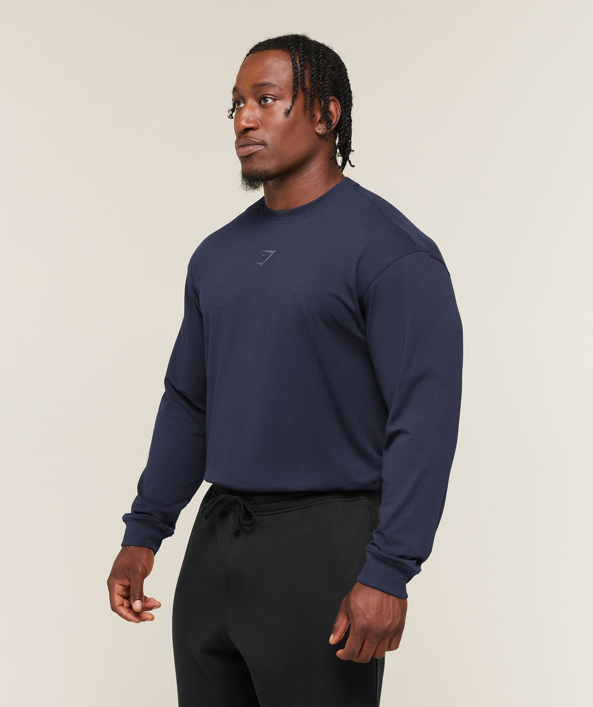 GS-0124 Power Long Sleeve T-Shirt - Heavy Blue/Shadow Blue