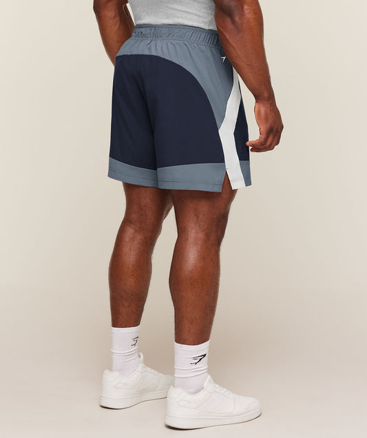 GS-0117 Collegiate Tech Shorts - Iron Blue