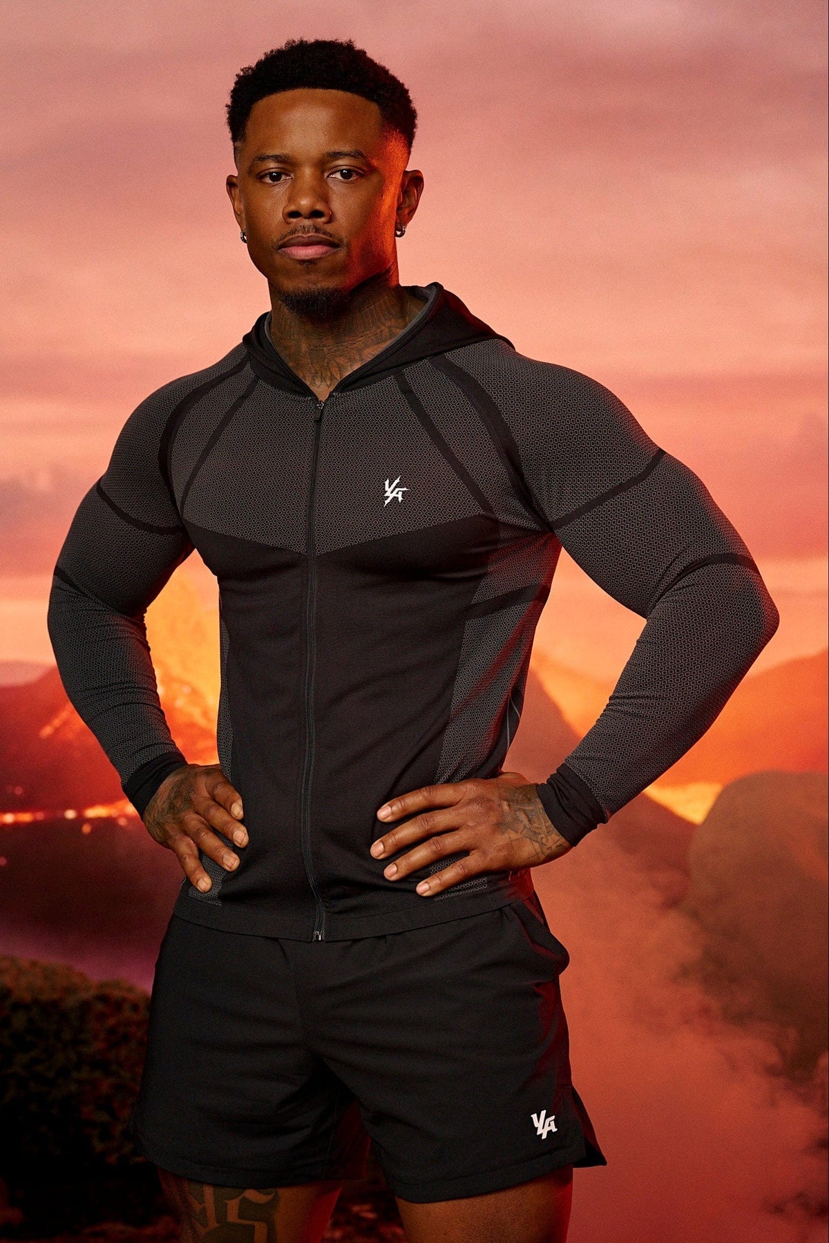 8061 - Apex Compression Zip-Ups - Black