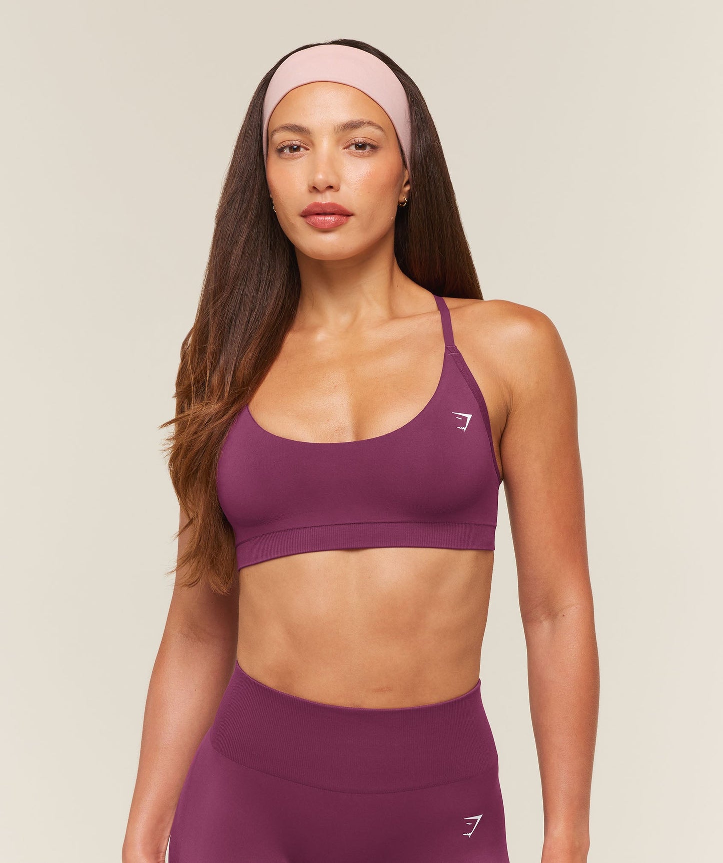 GSW-0046 Everyday Seamless Racerback Sports Bra - Strength Pink