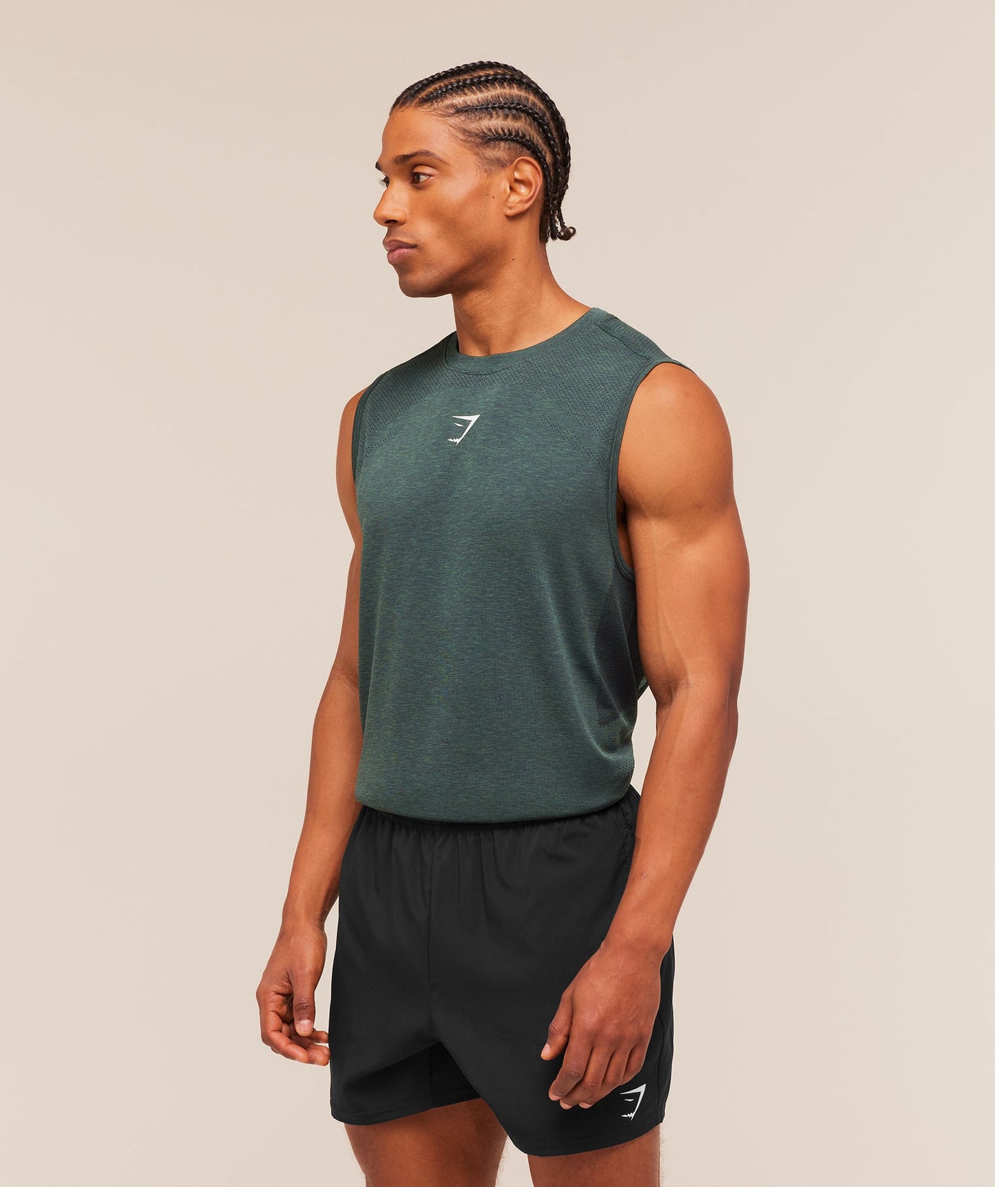 GS-0128 Lightweight Seamless Tank - Lightweight Seamless Tank - Tactical Teal/Marl