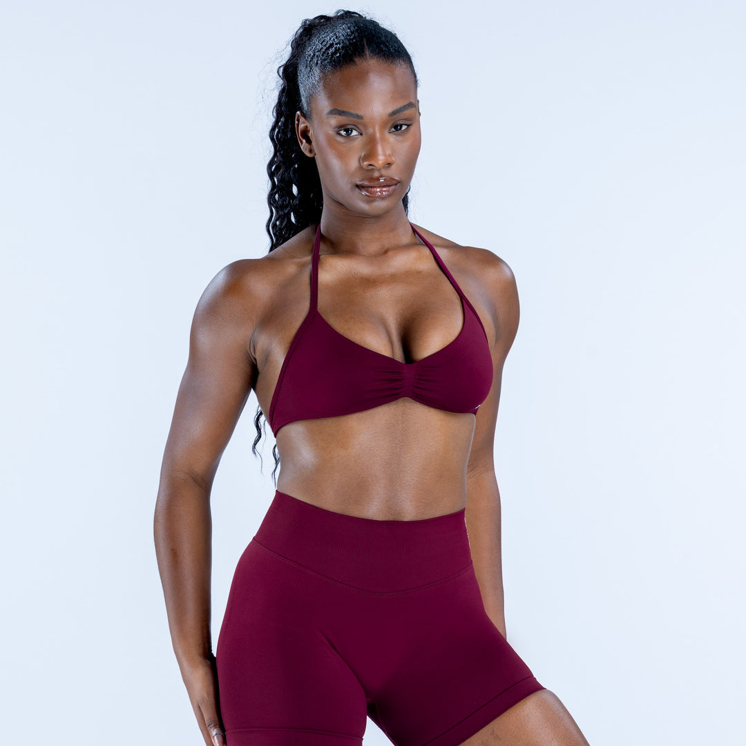 Impact Strappy Bra | Winter Berry