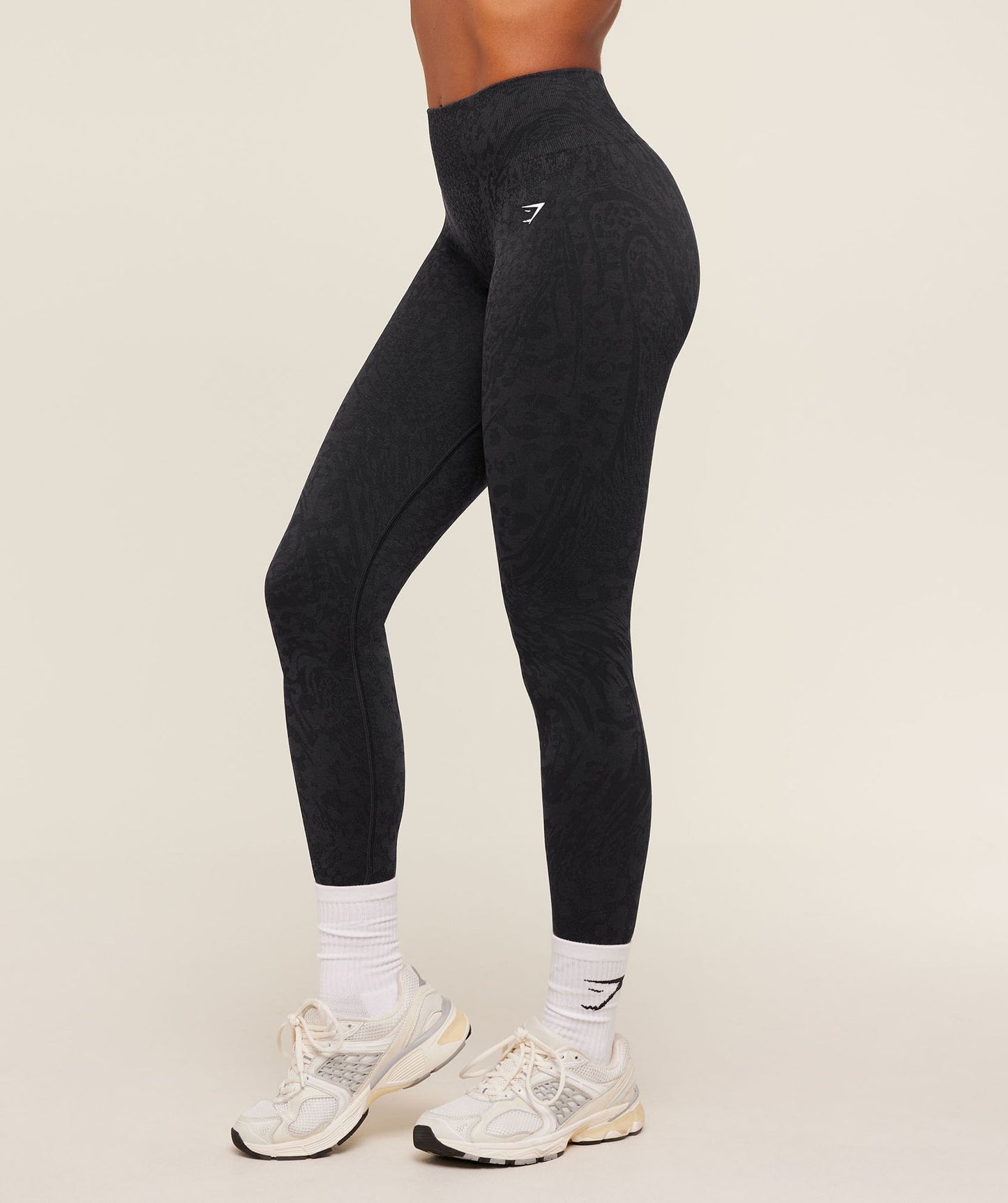GSW-0078 Adapt Animal X Whitney Leggings - Black / Asphalt Grey