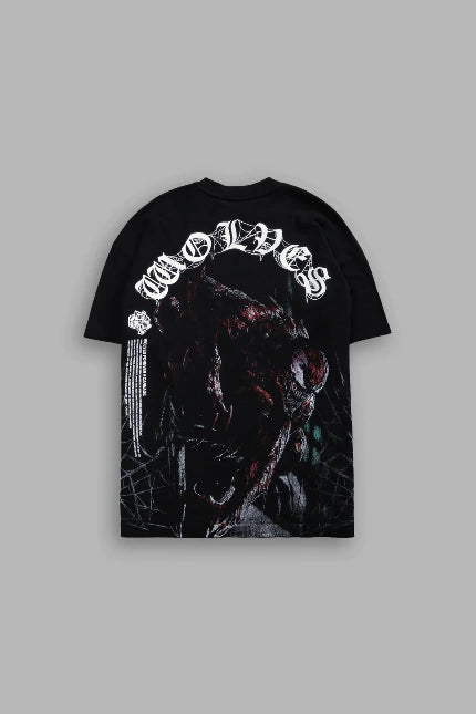 DS-0091 Carnage Forever Premium Oversized Tee in Black