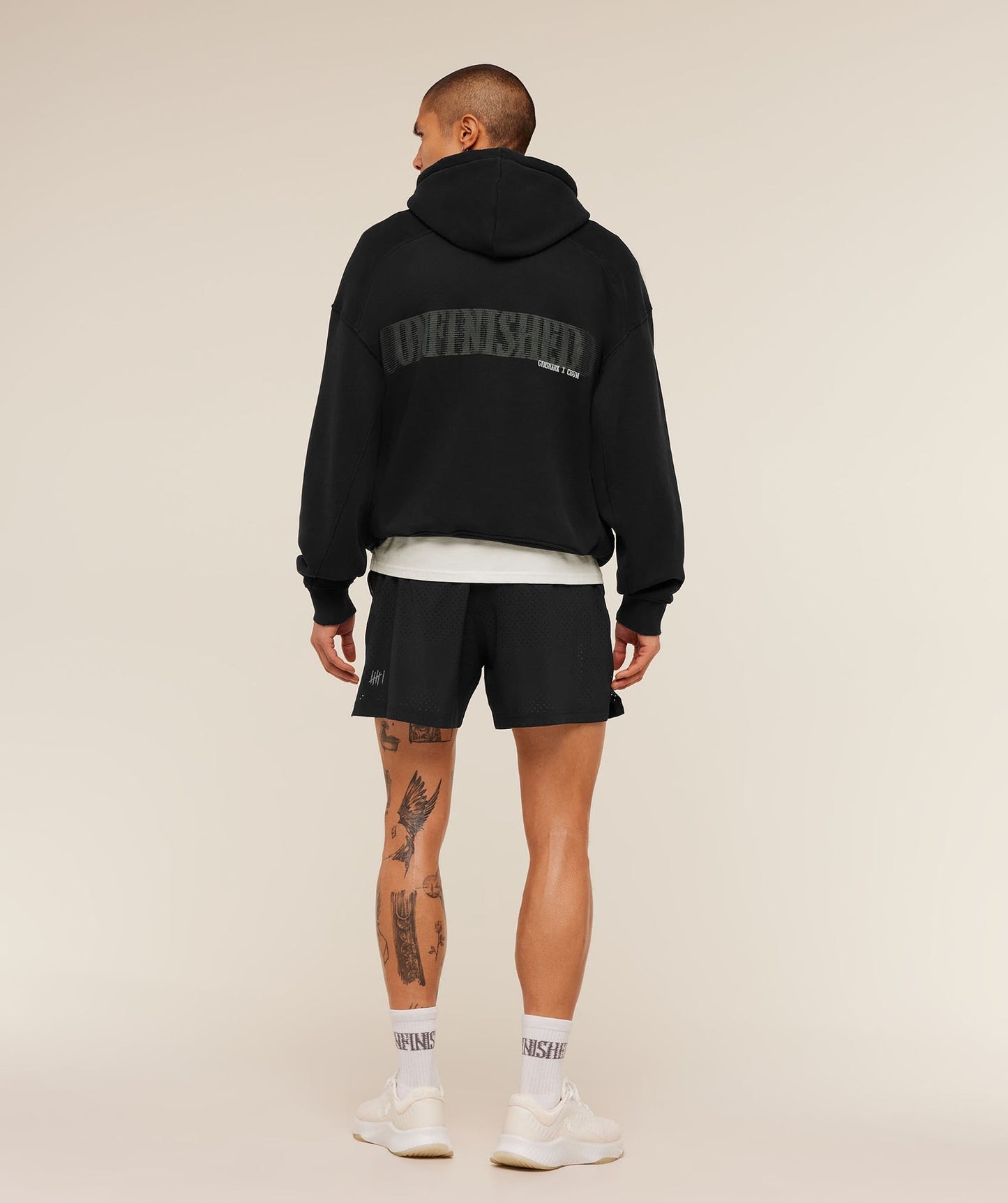 GS-0105 Gymshark x CBUM Washed Hoodie - Black