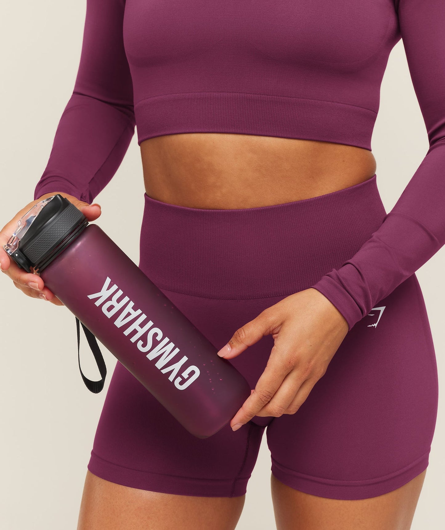 GSA-0048 Sports Bottle With Straw - Strength Pink