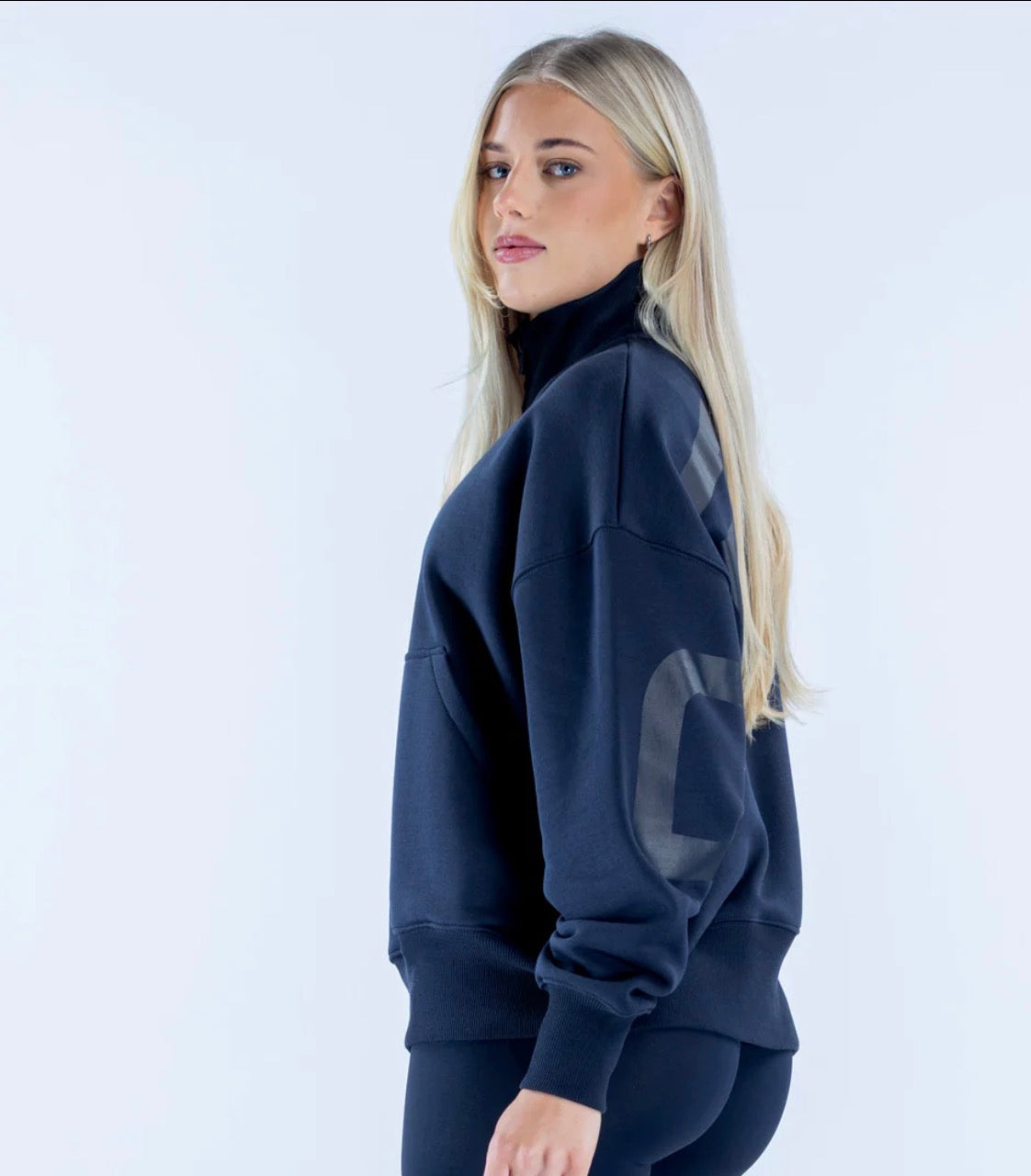 Signature Quarter Zip Sweatshirt Ink