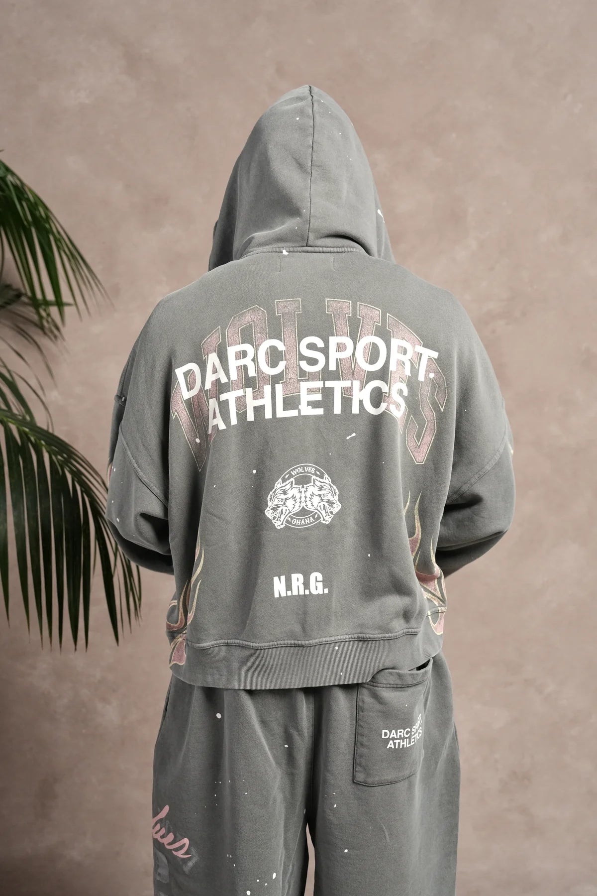 DS-0237 Hot Rod Vex Double Zip Hoodie in Slate Gray