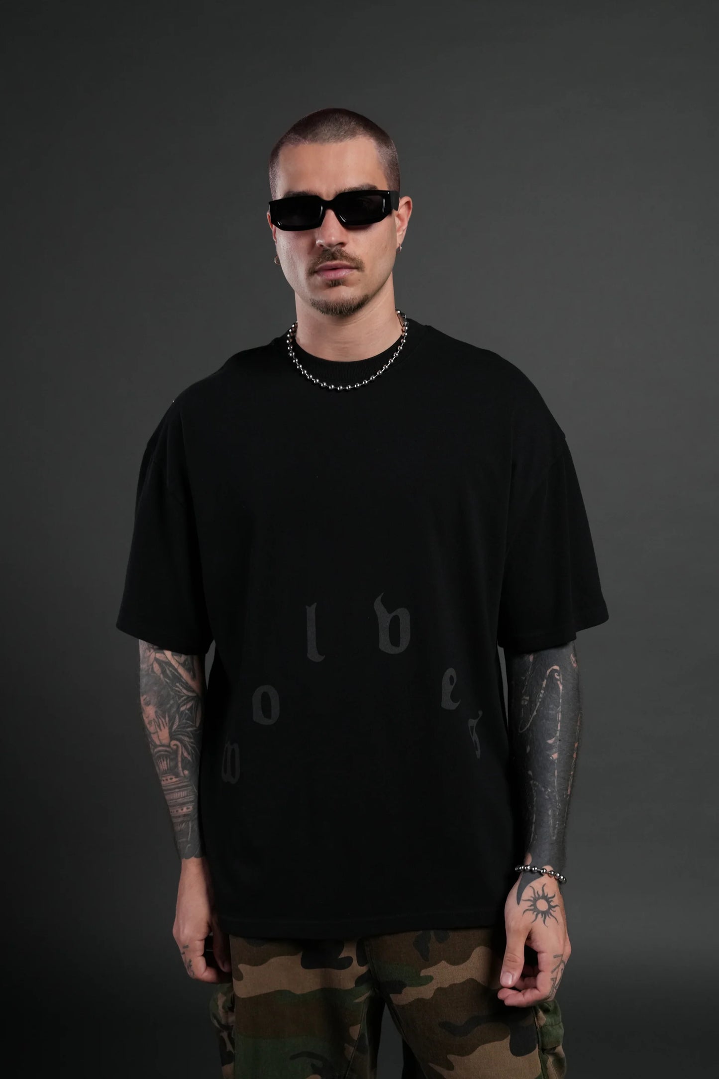 DS-0097 You are the Reason Premium Oversized Tee in Black