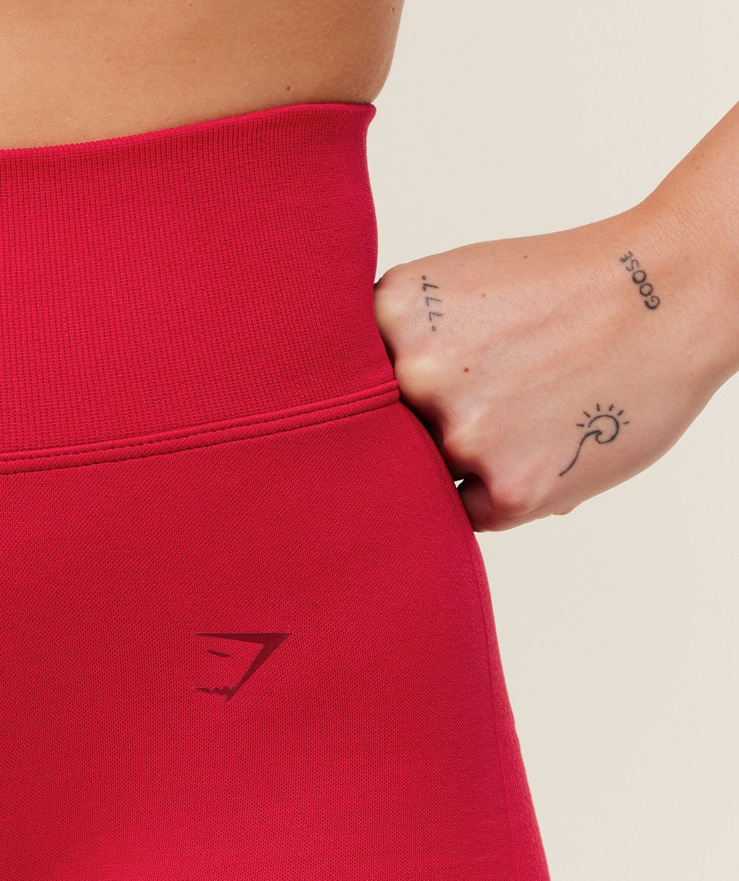 GSW-0086 Lift Seamless Shorts - Carmine Red