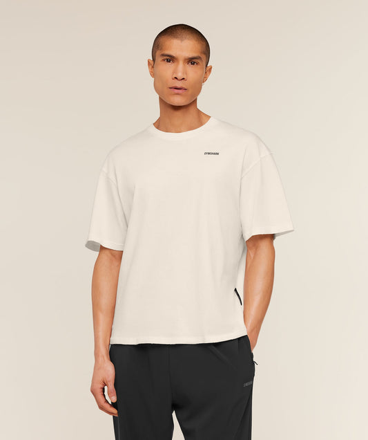GS-0104 Gymshark x CBUM T-Shirt - Soft White