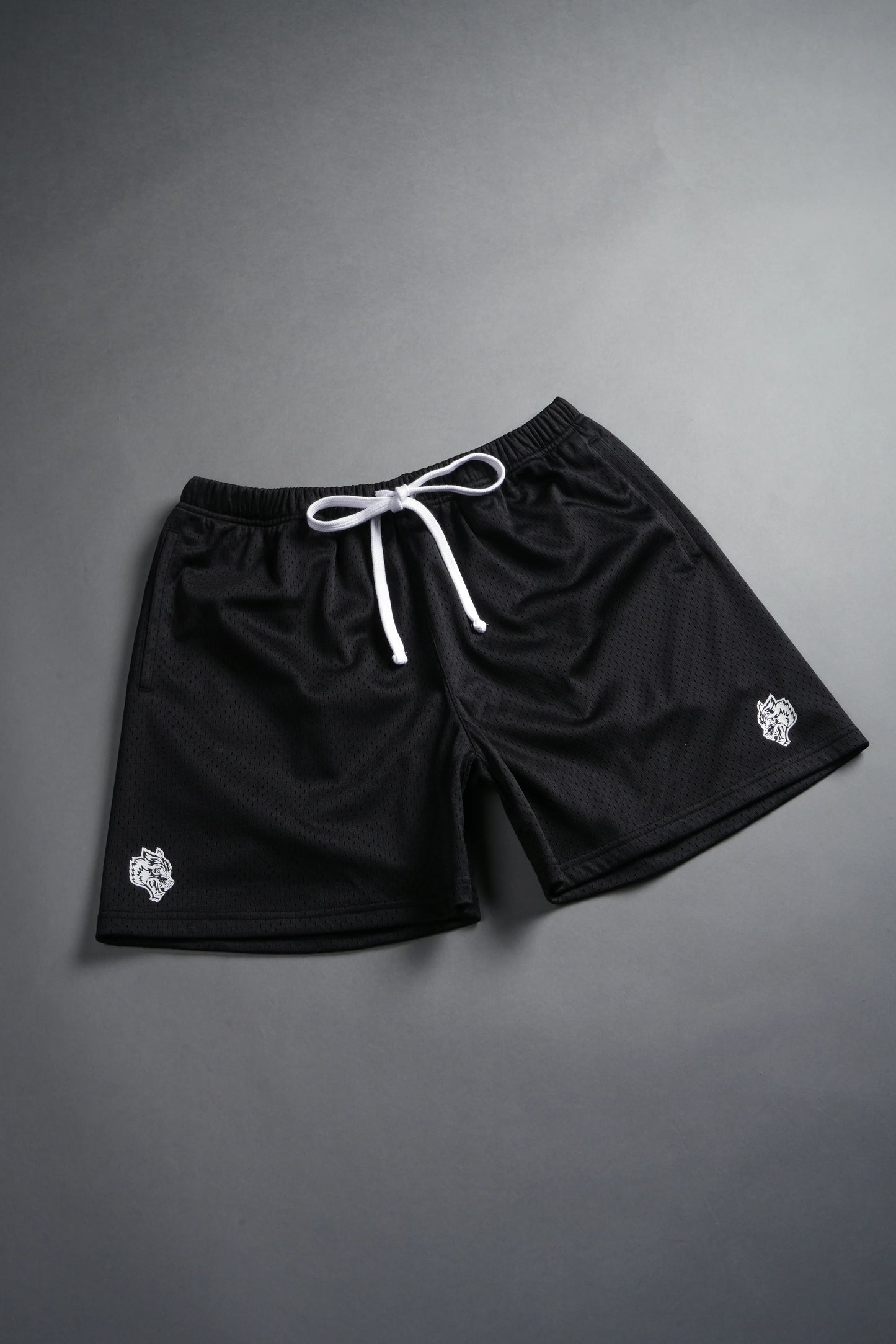 DS-0202 Dual Mesh Shorts in Black