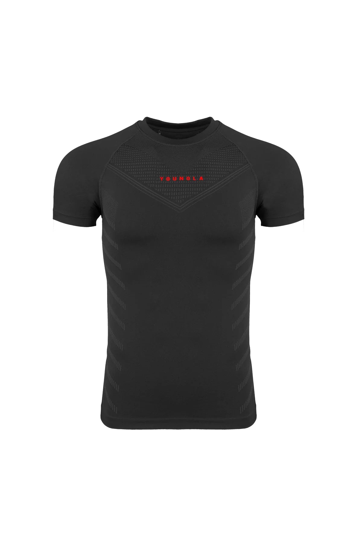 465 SUPERHERO COMPRESSION TEES - BLACK