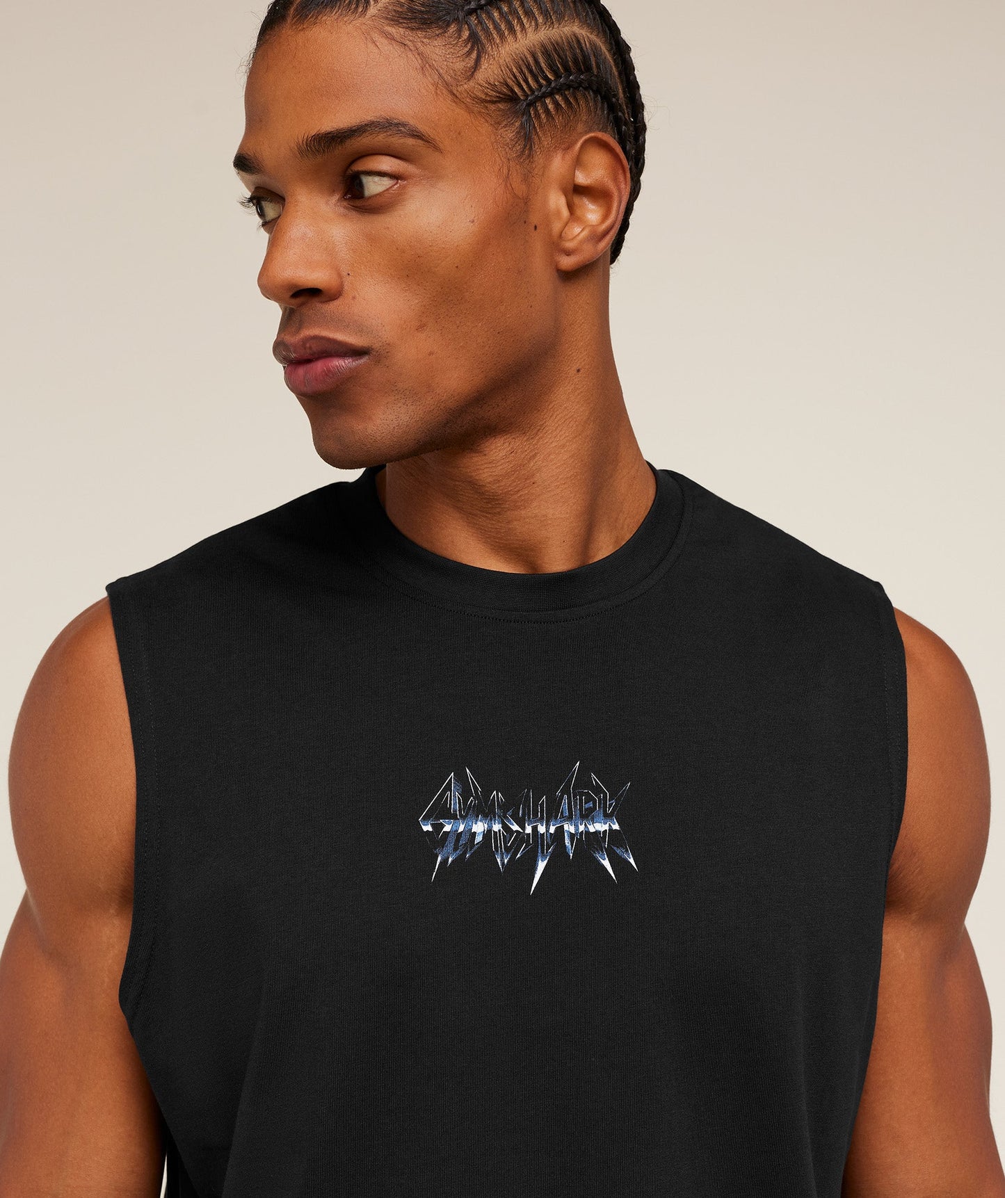 GS-0076 Eagle Band Style Graphic Tank - GS Black