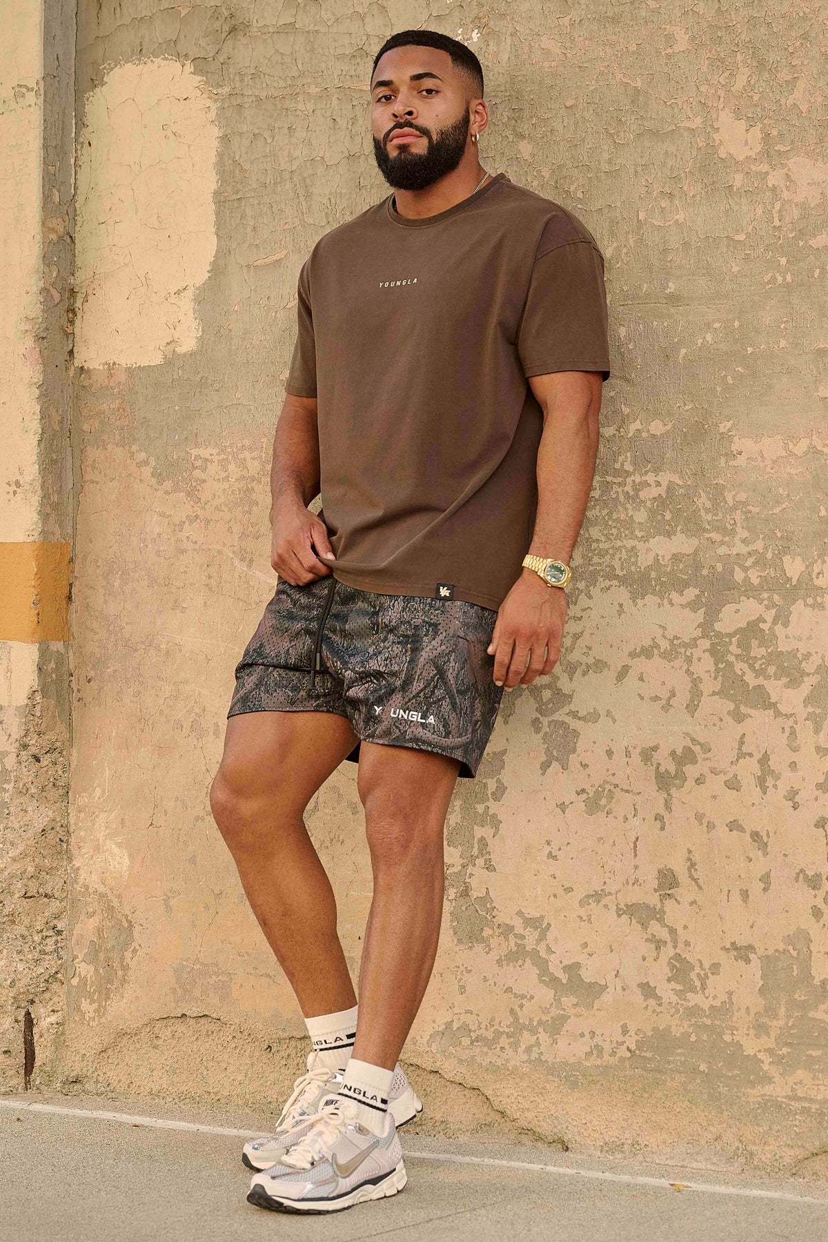 1117 - TREE CAMO MESH SHORTS - DARK TREE CAMO