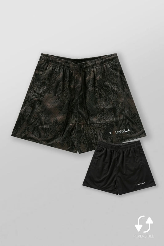 1117 - TREE CAMO MESH SHORTS - DARK TREE CAMO