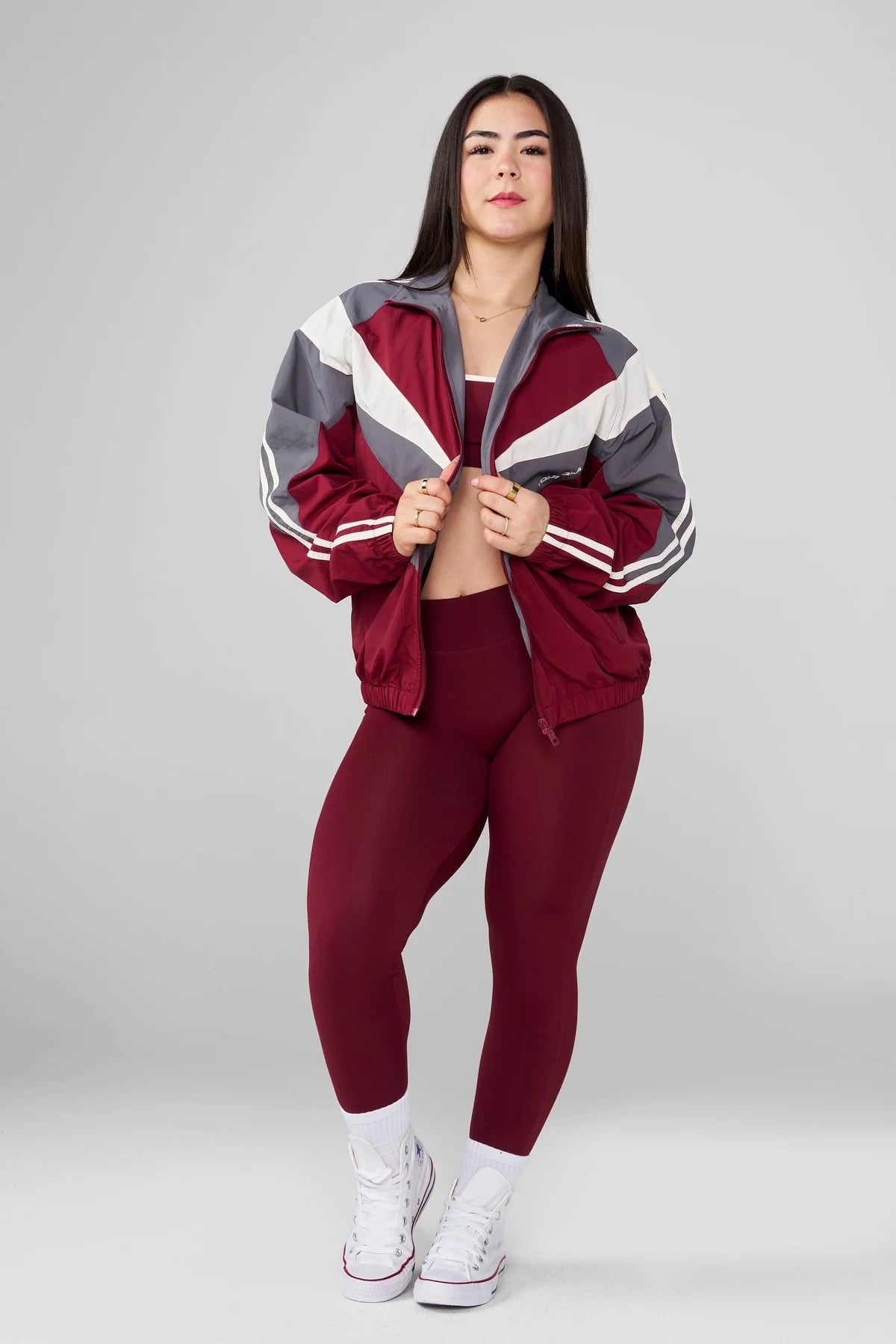 W5201 - GOLDS IRON LEGACY WINDBREAKER - Burgundy