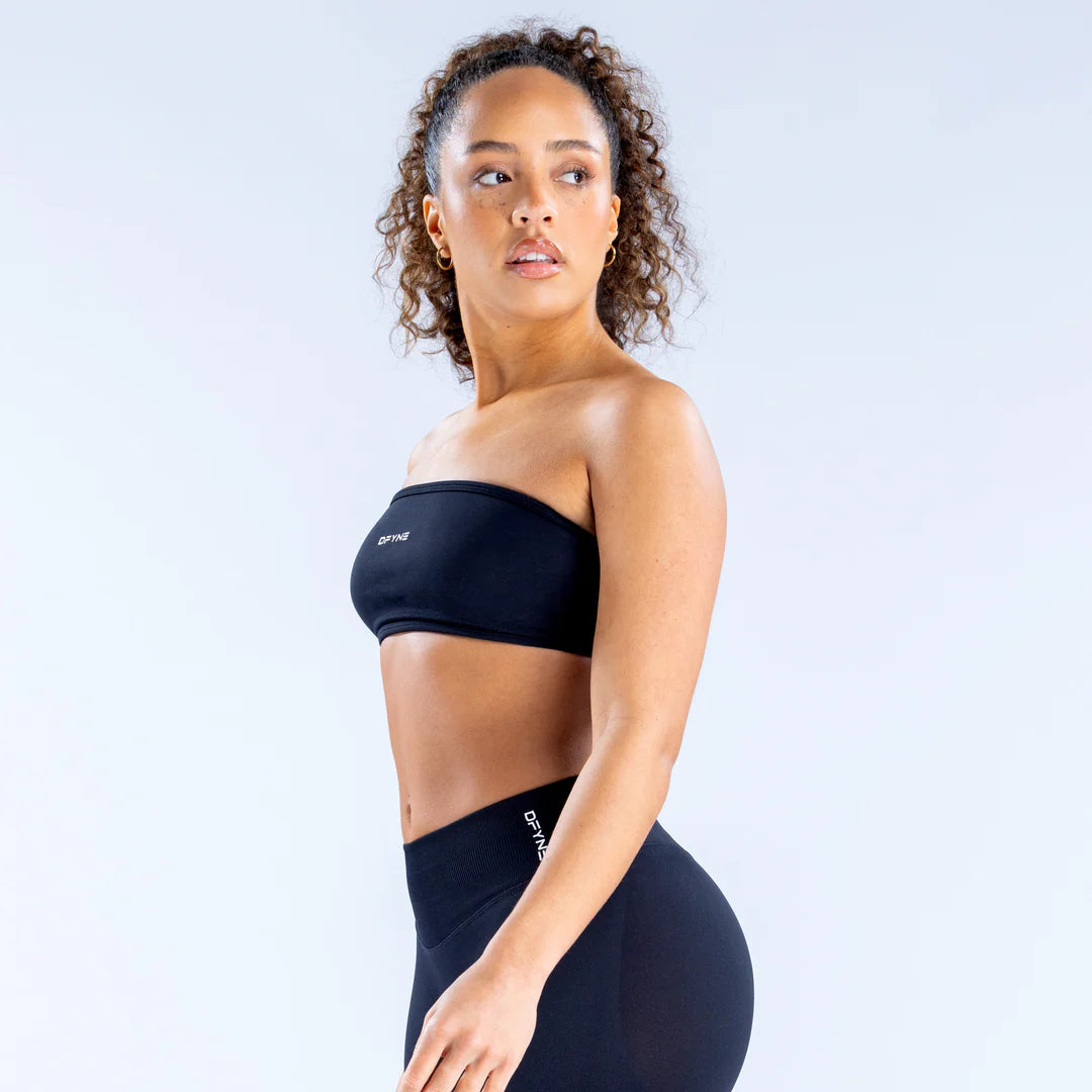 Impact Backless Bandeau - Midnight Black