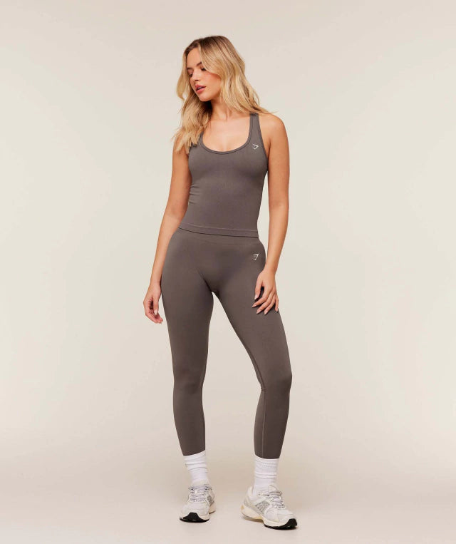 GSW-0074 Everyday Seamless Legging 2.0 - Cool Brown