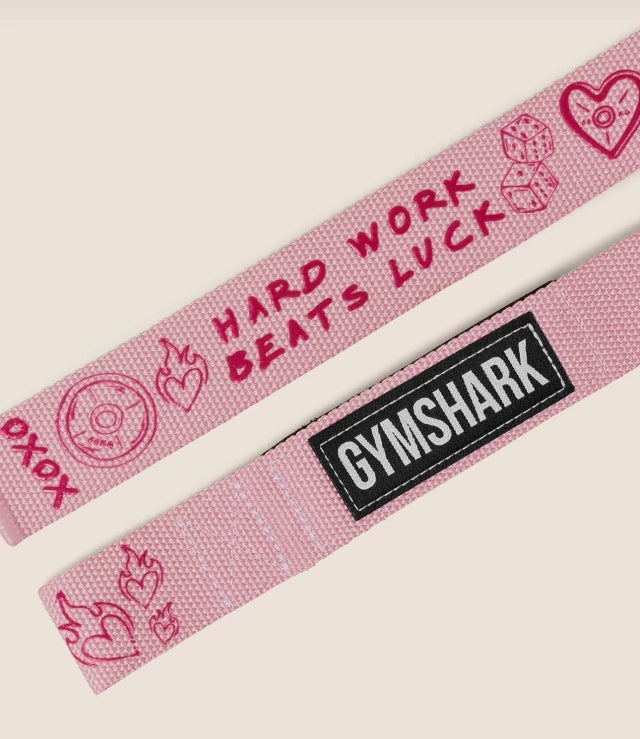 GSA-0013 Silicone Lifting Straps Cloud Pink
