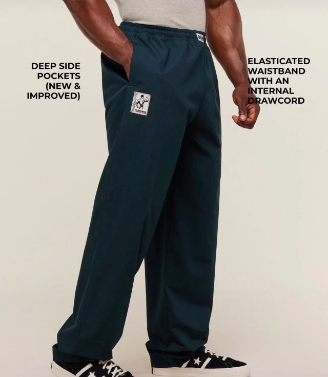 GS-0023 Straight Leg Pumper Pants - Deep Petrol