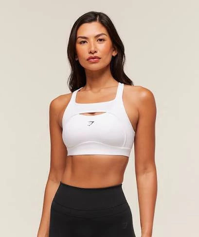 GSW-0063 Alpha High Support Sports Bra - White