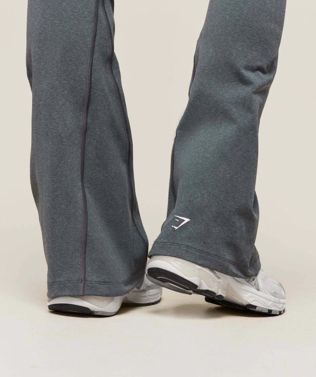 GSW-0064 Vital Soft Flared Leggings - Strong Grey/Marl
