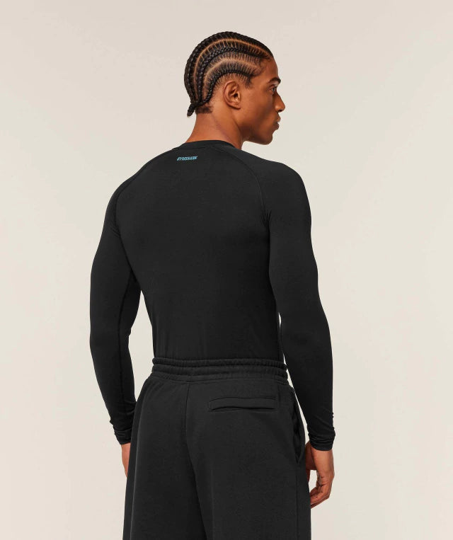 GS-0047 Element Baselayer Long Sleeve T-Shirt - Black/Brand Blue