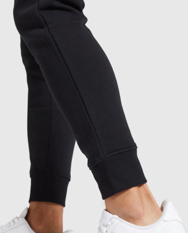 GYMSHARK Crest Jogger Black