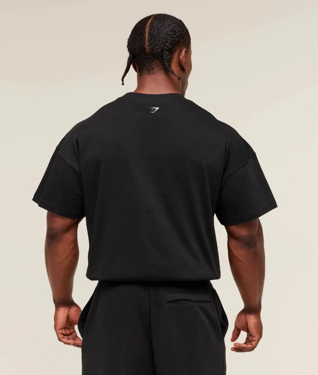 GS-0058 FADE GRAPHIC T-SHIRT Black