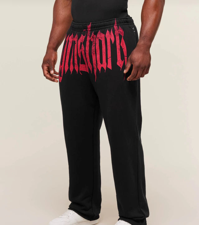 GS-0066 Fade Graphic Straight Leg Jogger - GS Black