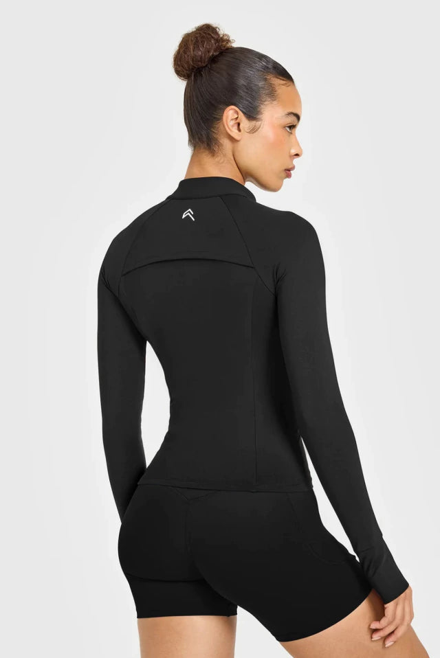 UnifiedMove Pocket Jacket White Logo Color: Black