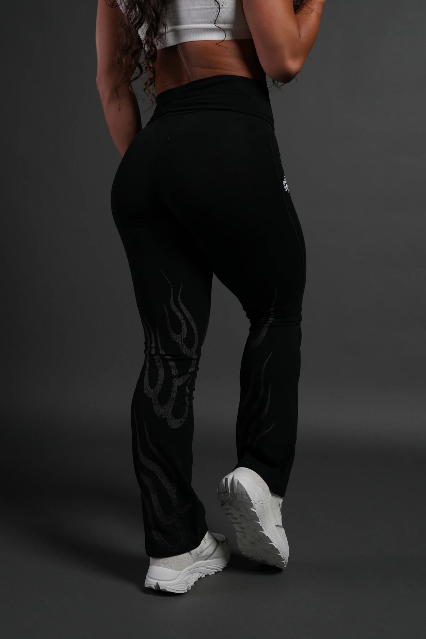 DSHE-0044 Hellfire Romy Foldover Pants in Black