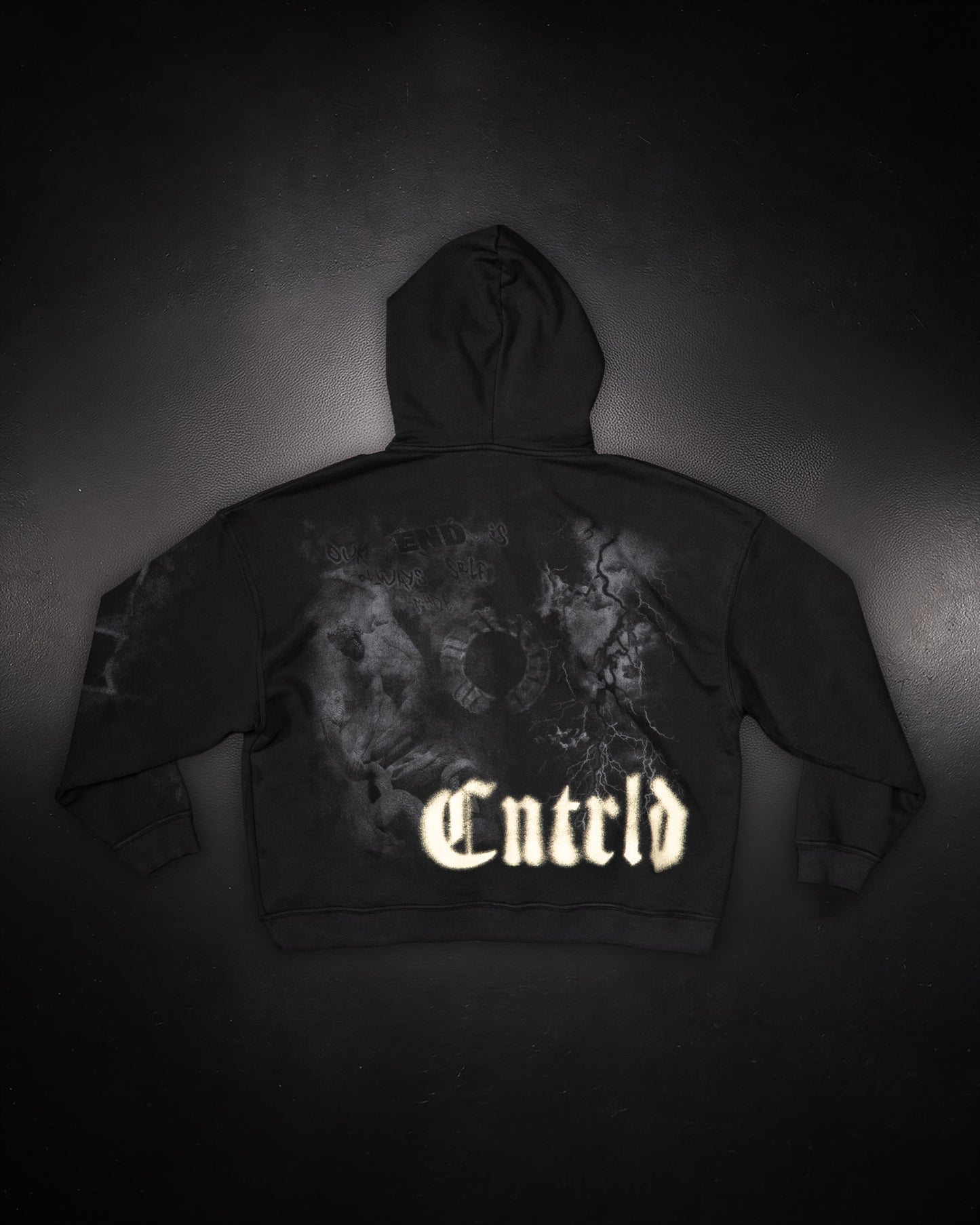 SMOKE ZIP UP HOODIE - Controlled