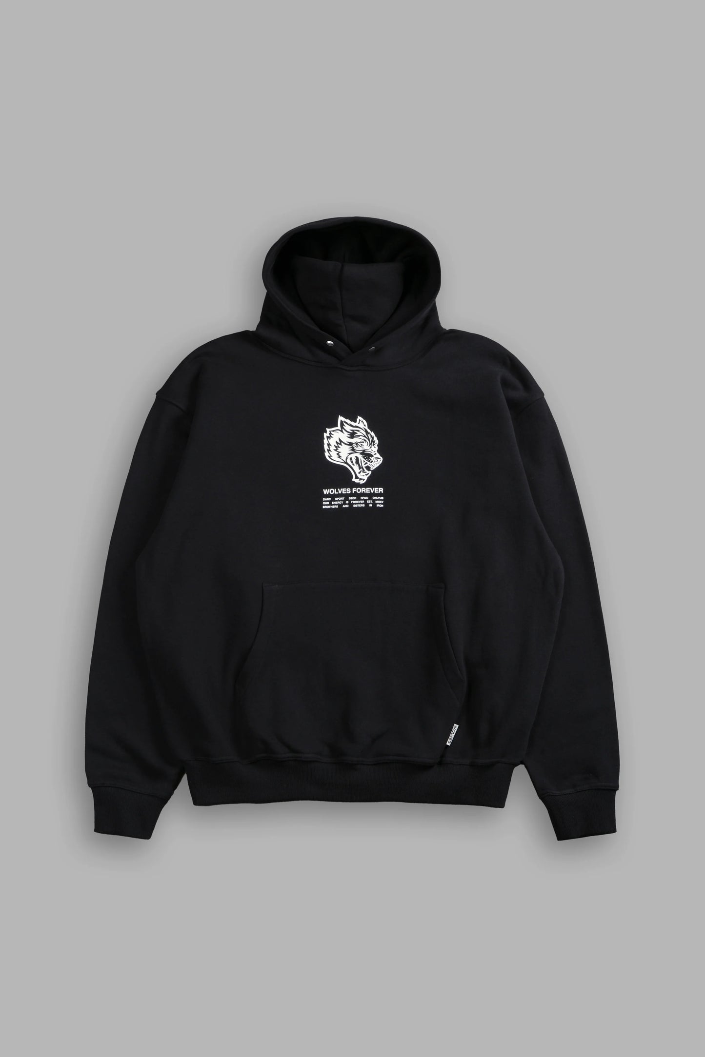 DS-0199 Wolves Have Your Back “Pierce” Hoodie in Black