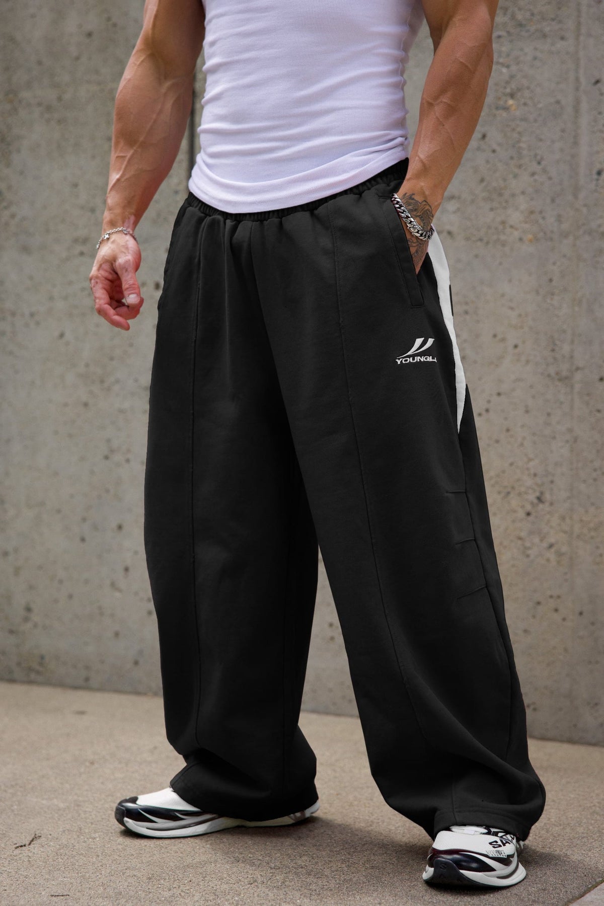 2071 - Baggy Ass Sweats - Black Wash