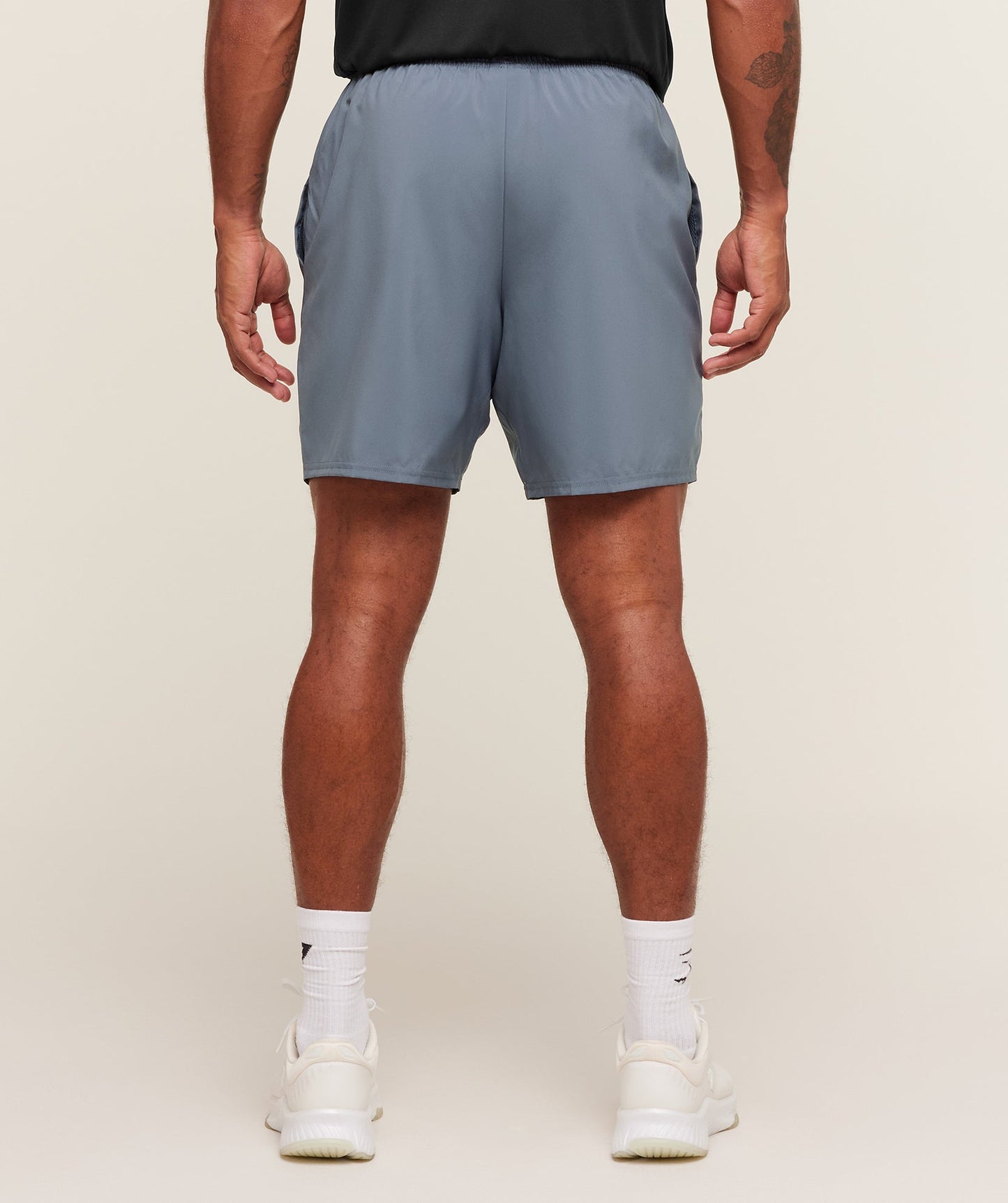 GS-0097 Hybrid Graphic 7" Shorts - Iron Blue